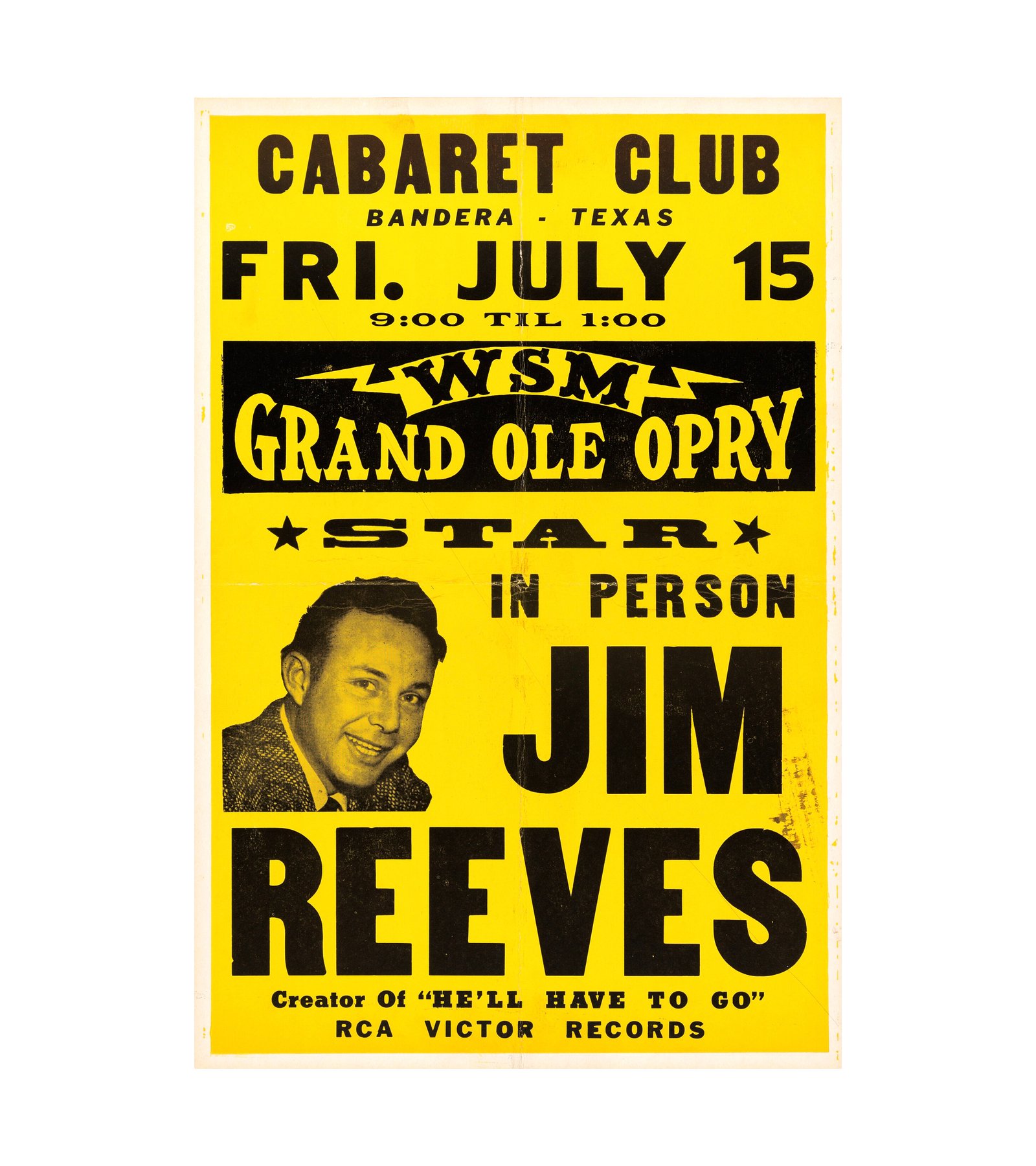 1960 Jim Reeves Cabaret Club 