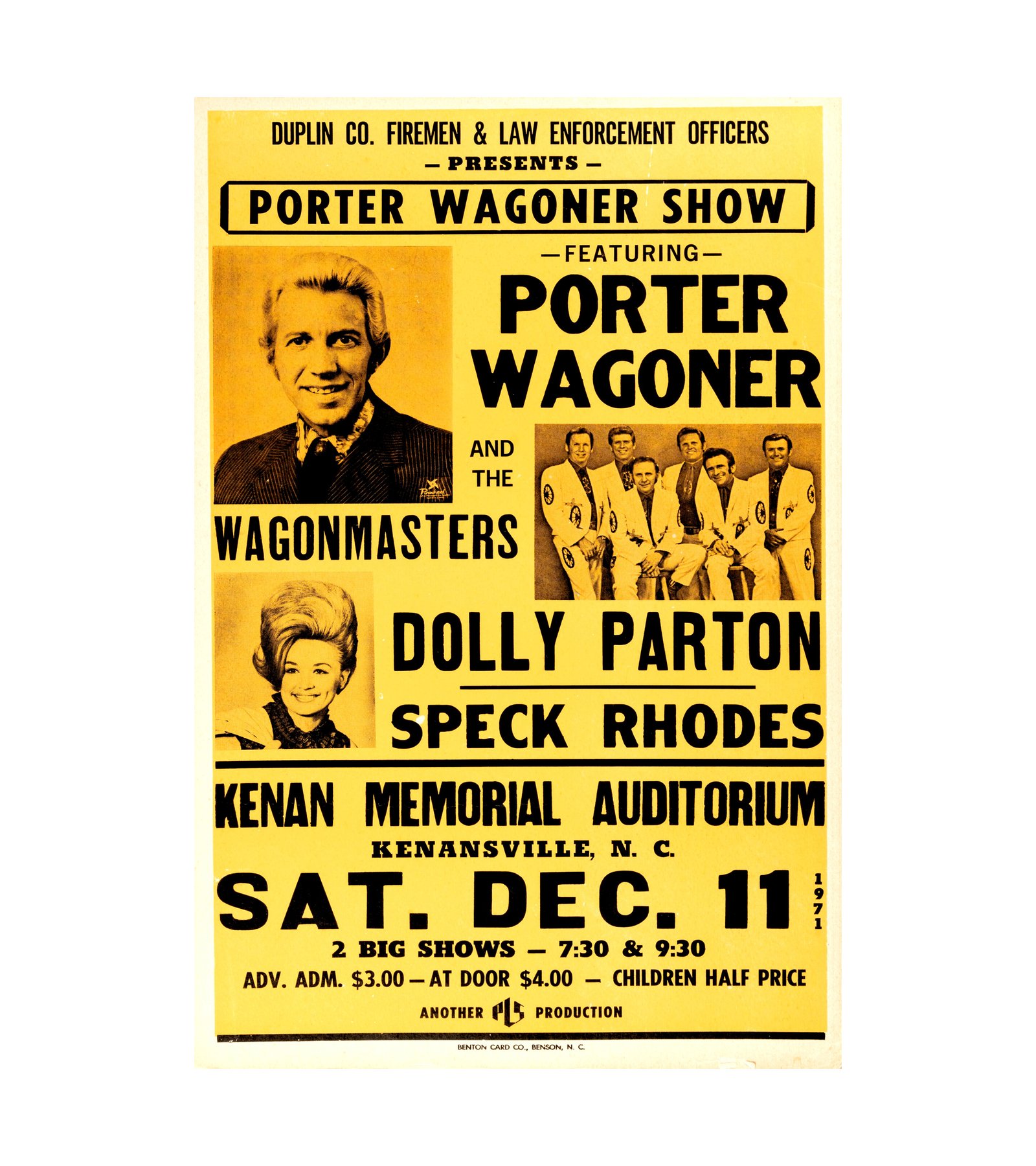 1971 Dolly Parton, Porter Wagoner North Carolina, Country 