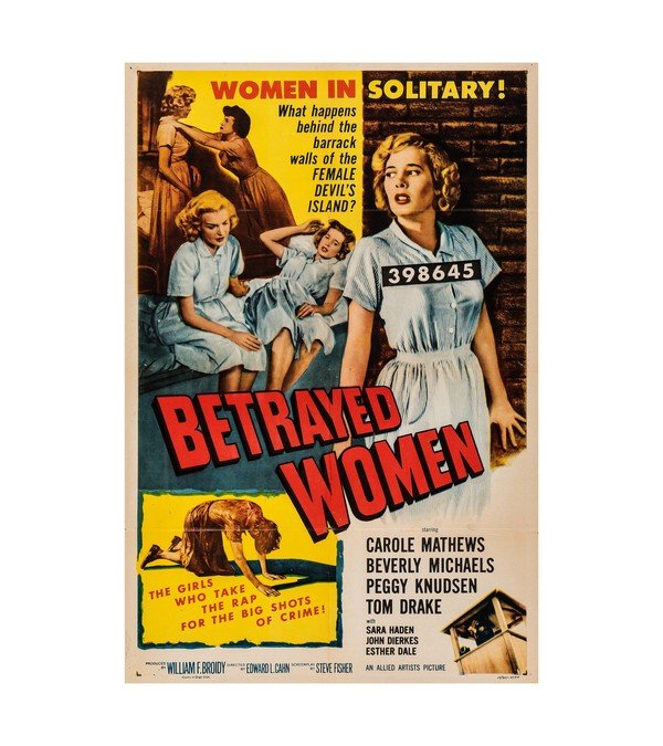 1955 Betrayed Women (Allied Artists) 