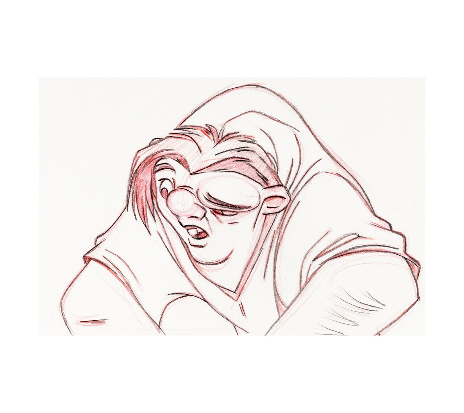 1996 The Hunchback of Notre Dame - Quasimodo Animation Drawing 