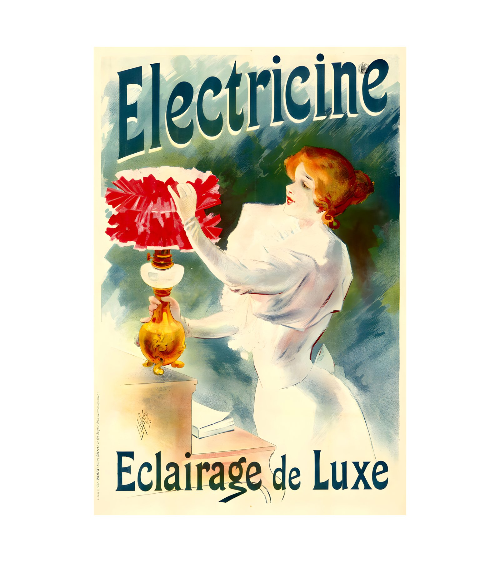 1895 Electricine Imp. Chaix, Paris 