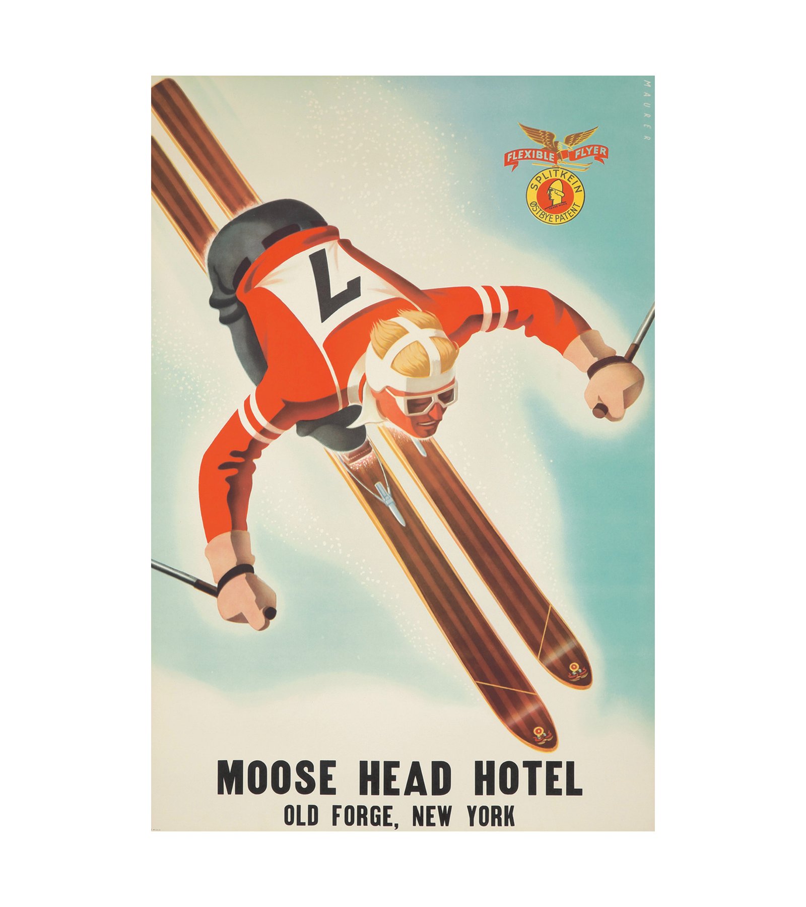 1937 Flexible Flyer Moose Head Hotel 