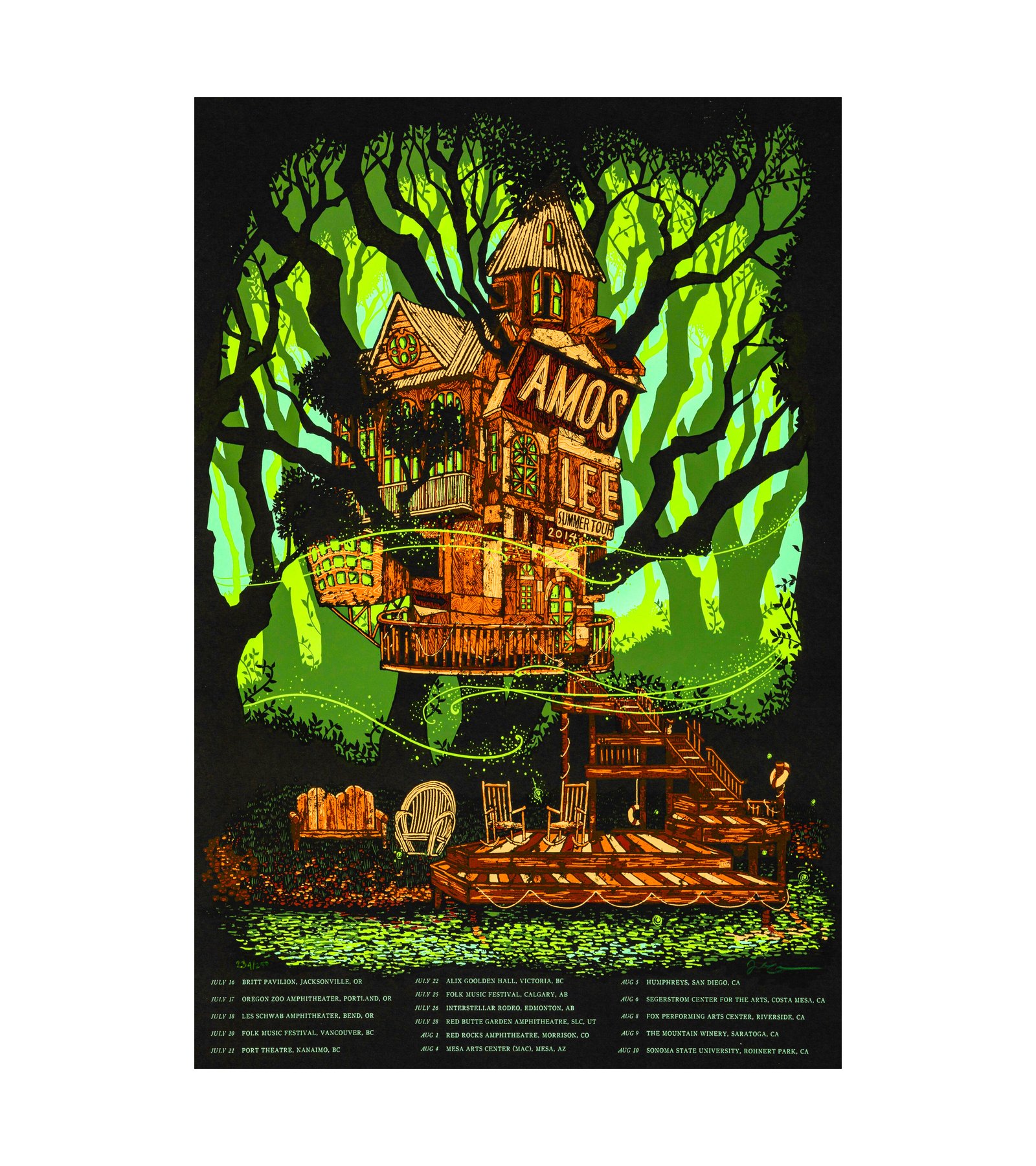 2014 Amos Lee Summer Tour 