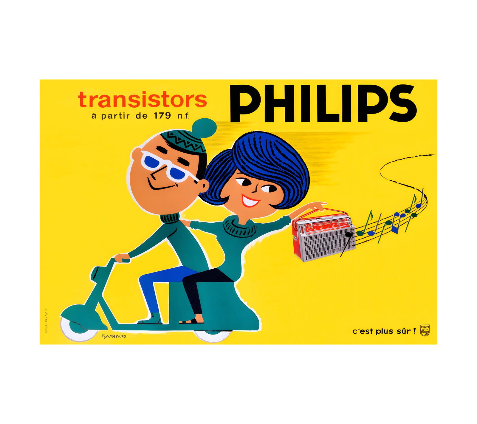 1952 Philips Transistors by Fix-Masseau 