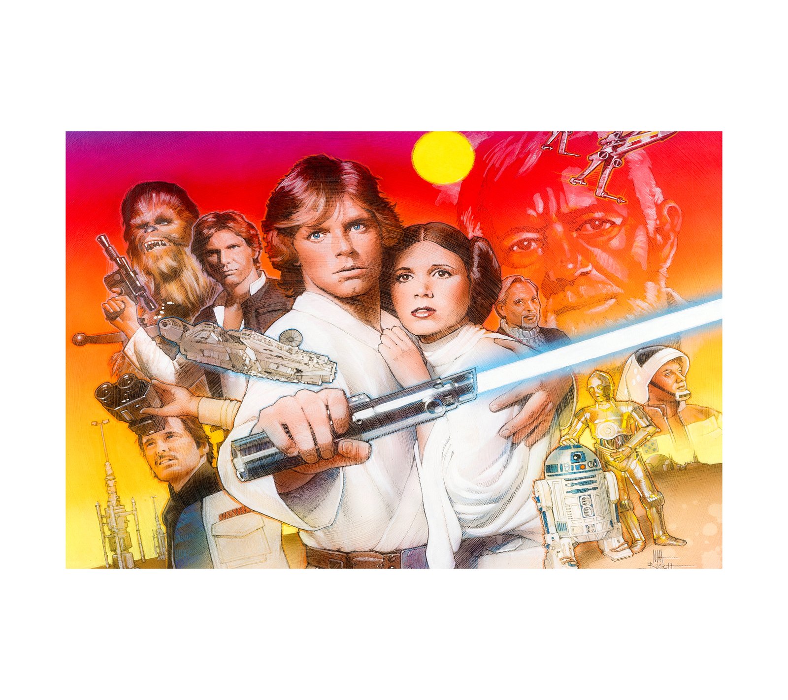 1977 Star Wars- Episode IV - A New Hope (Horizontal) 