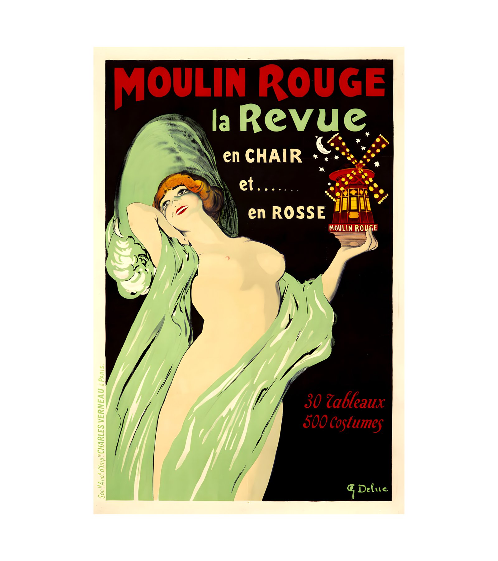 1894 Moulin Rouge - Imp. Charles Verneau, Paris 