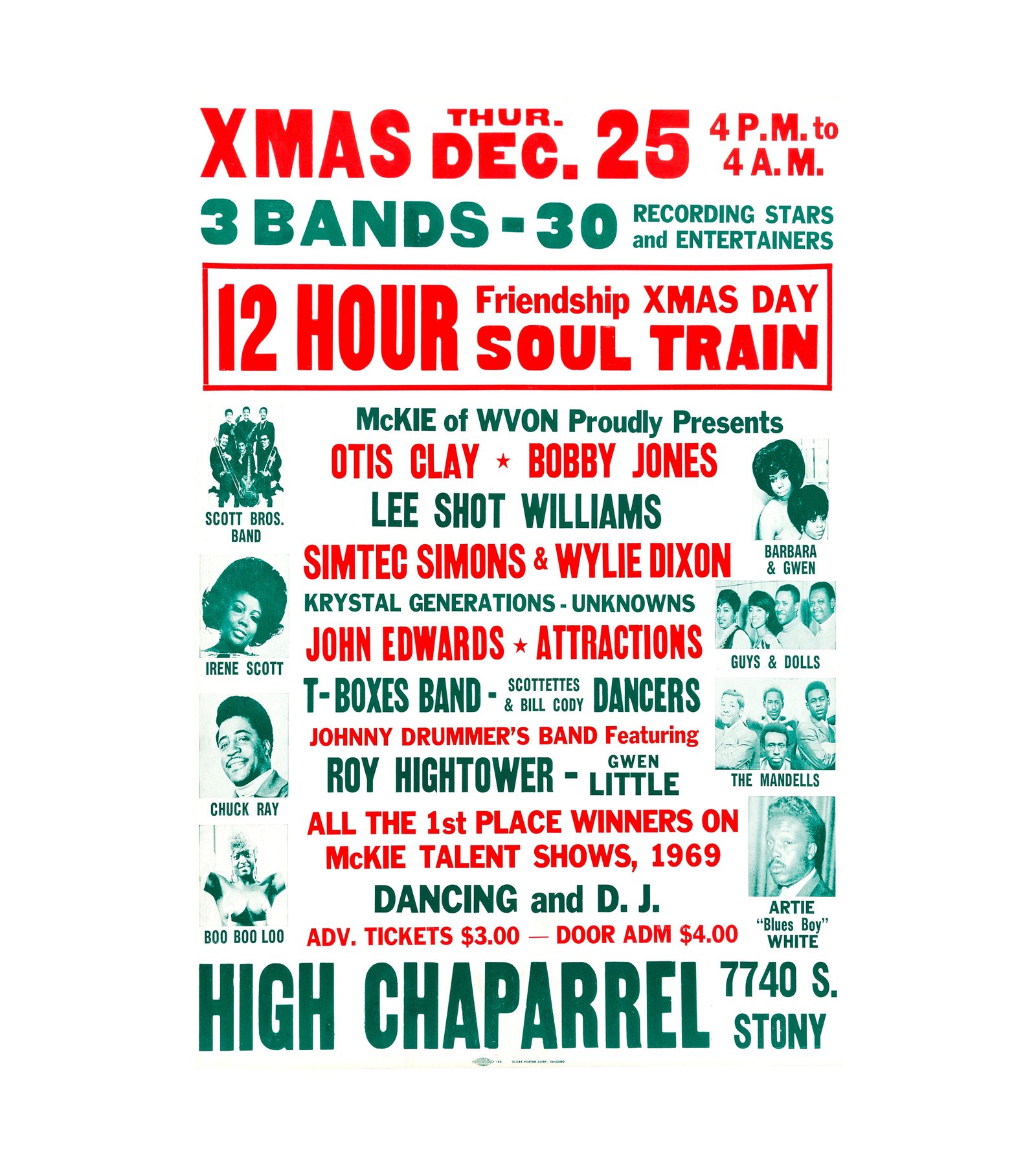 1969 Christmas Day Soul Train Chicago, IL