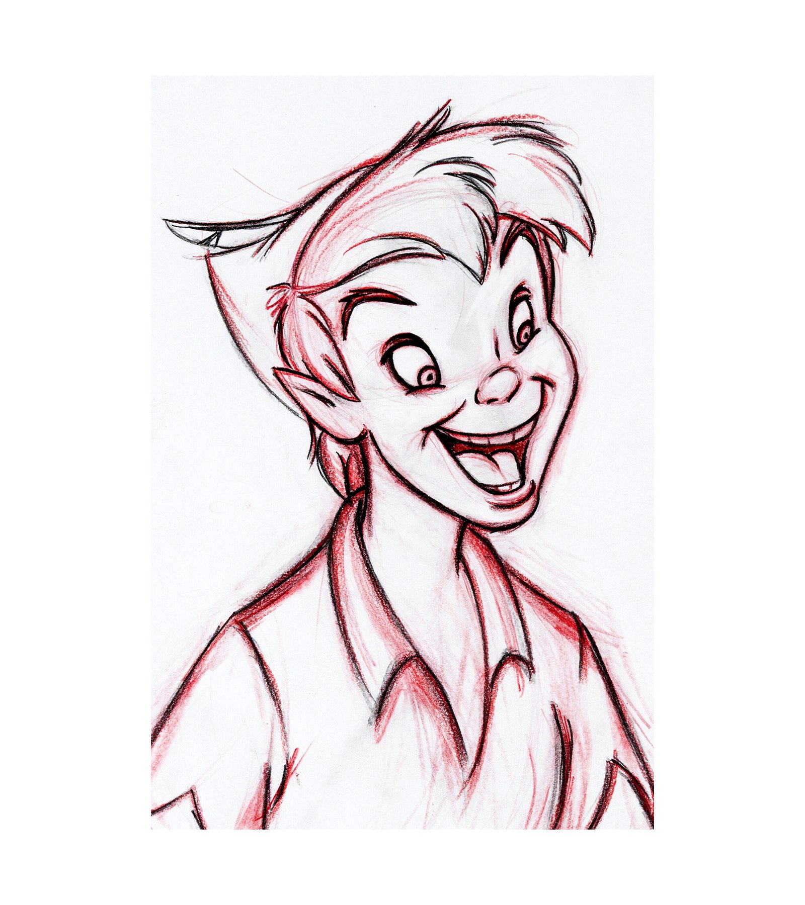 2002 Peter Pan II- Return To Never Land Animation Drawing 