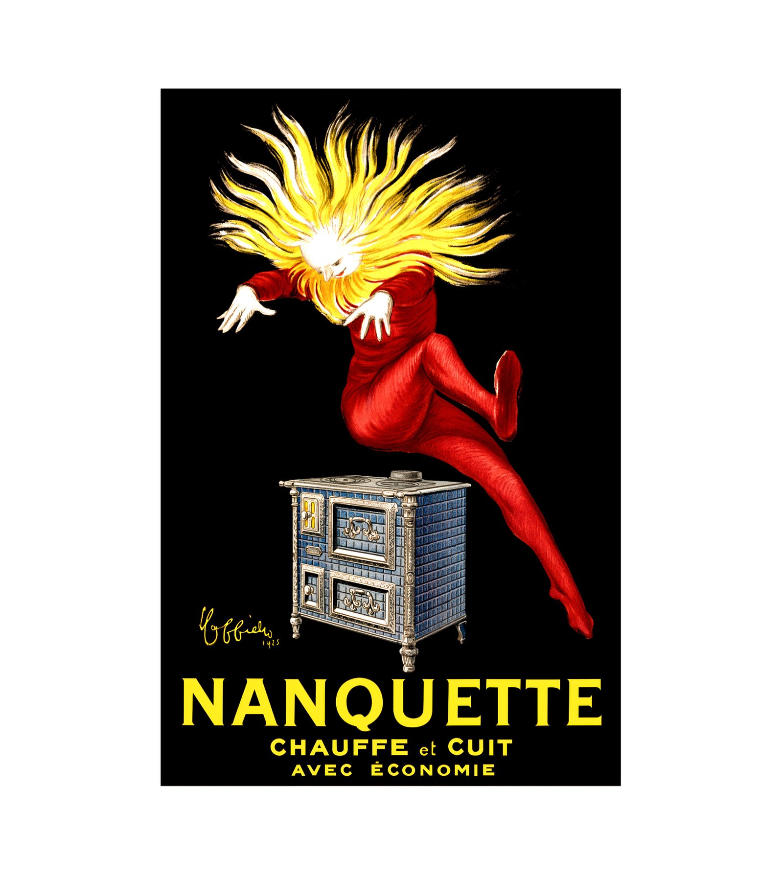 1925 Nanquette Chauffe et Cuit Avec Economie - Leonetto Cappiello (France)
