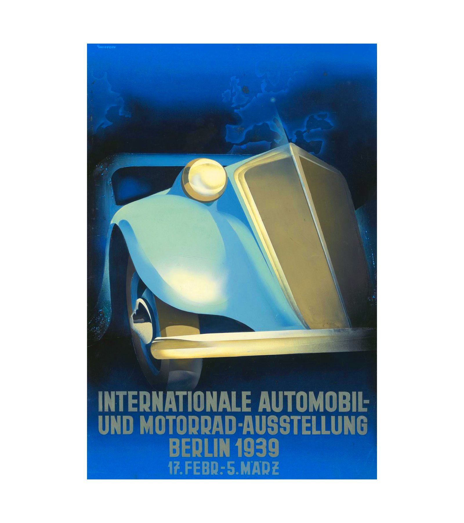 1939 Internationale Automobi Ausstellung Berlin - Maquette