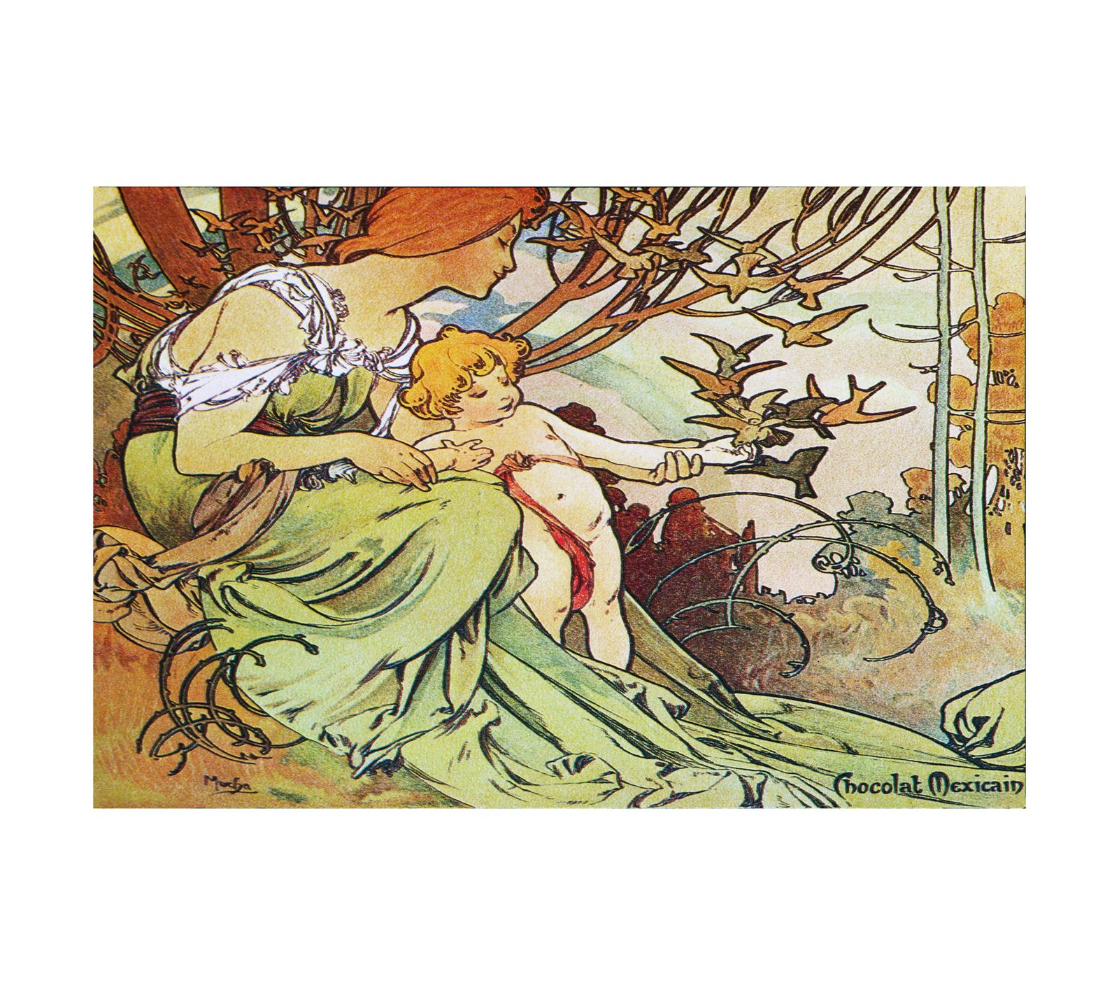 1897 Enfance Childhood Alphonse Mucha