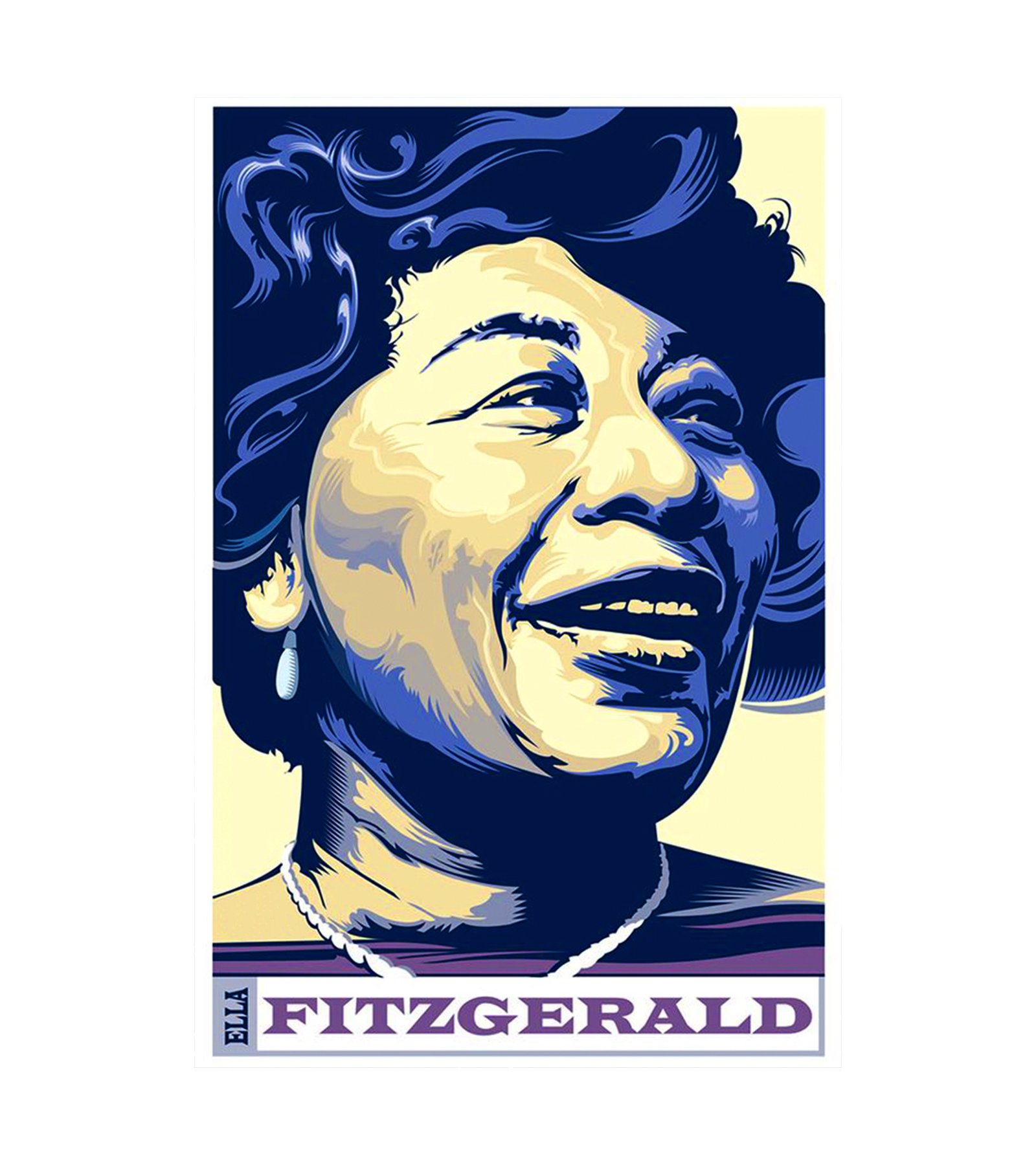Ella Fitzgerald Portrait 
