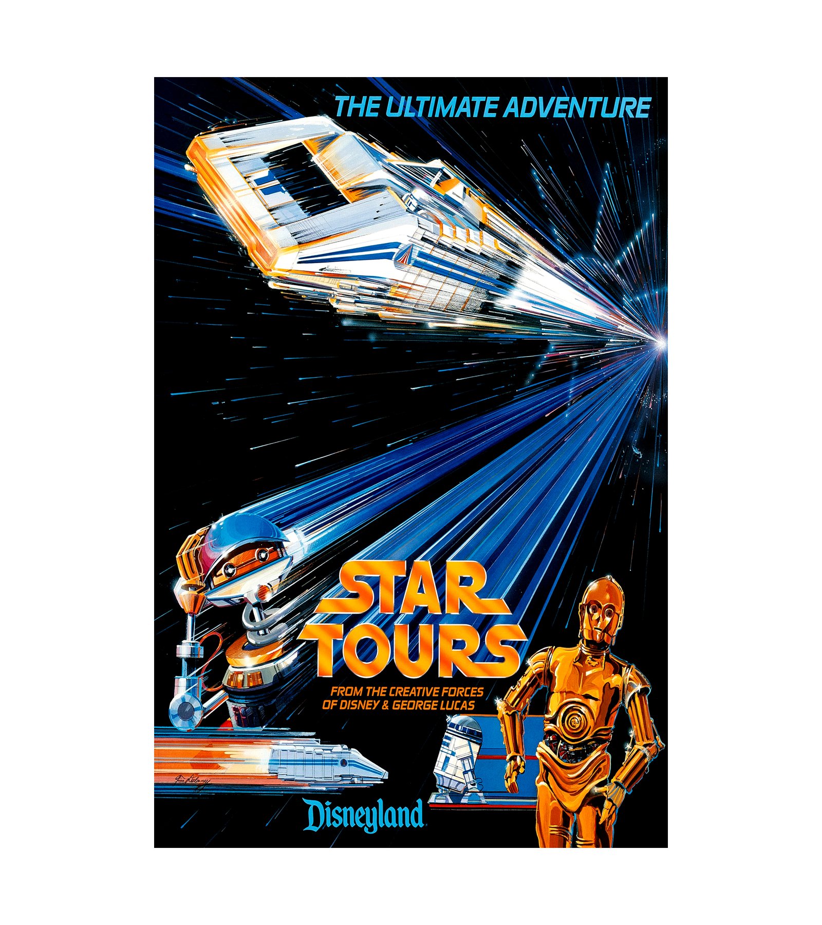 1987 Star (Wars) Tours - Disneyland Attraction 