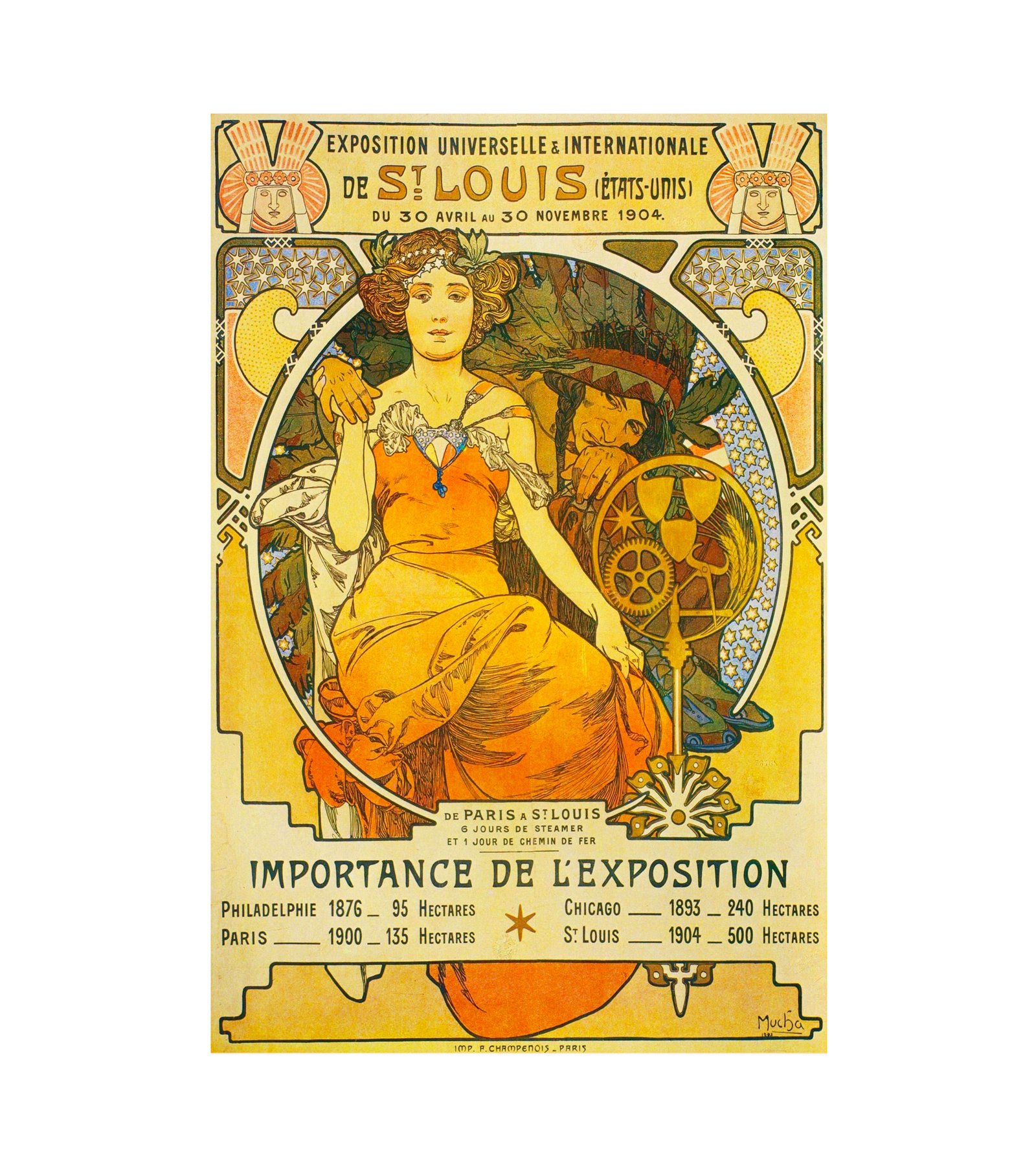 1904 St. Louis World's Fair ALPHONSE MUCHA
