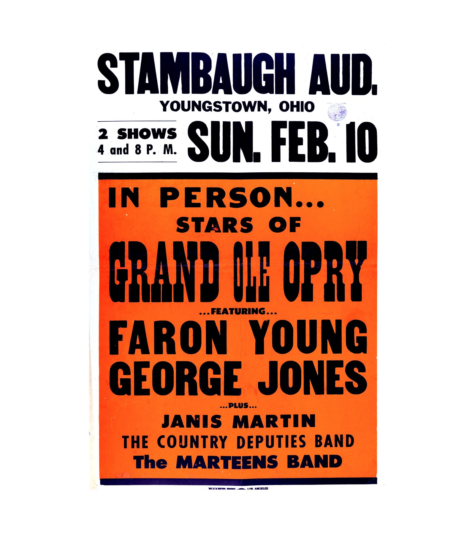 1957 Faron Young & George Jones C&W 