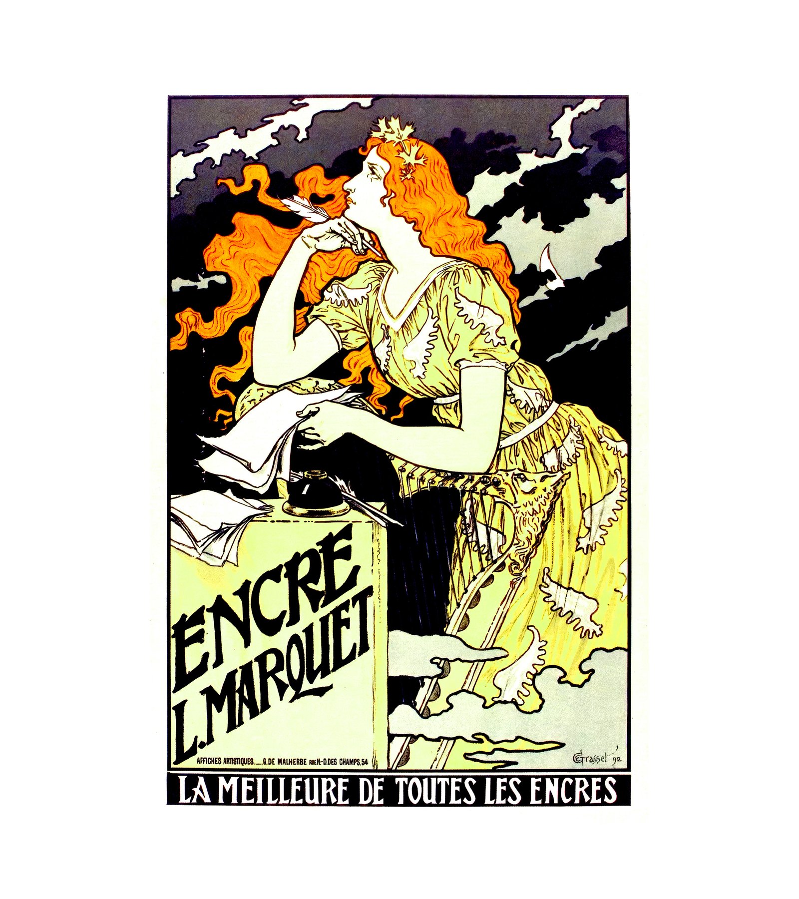 1892 Grasset - Encre L. Marquet