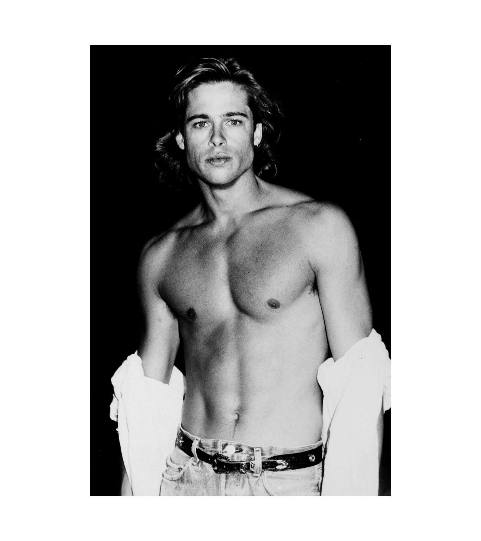 1990 Brad Pitt at Malibu Beach in 21 Jump Street (Fox)