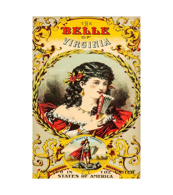 1880 The Belle of Virginia Tobacco