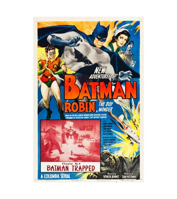 1949 The New Adventures of Batman and Robin (Columbia) 