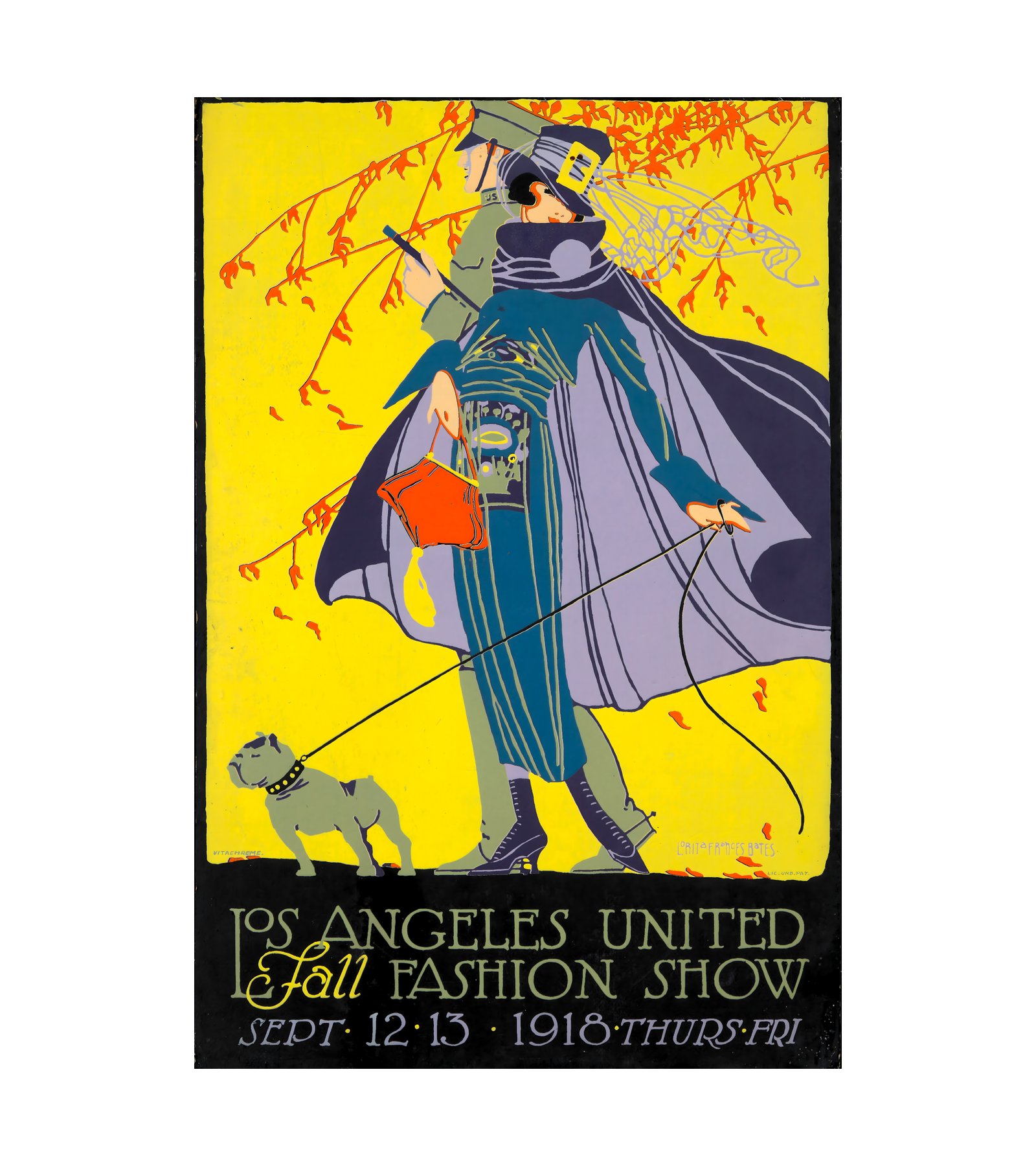 1918 Los Angeles United Fall Fashion Show Vitachrome 