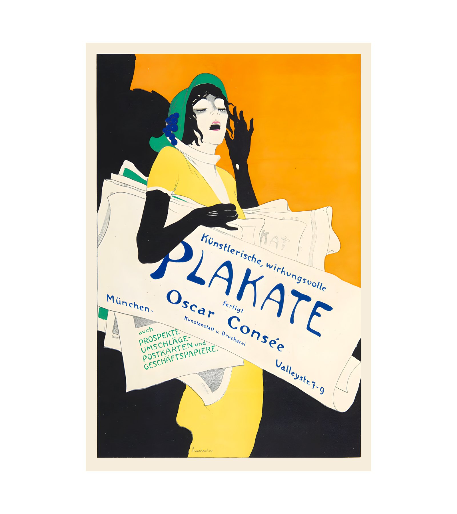 1922 Schnackenberg - Kostume - Plakate und Dekorationen by Oskar Bie 