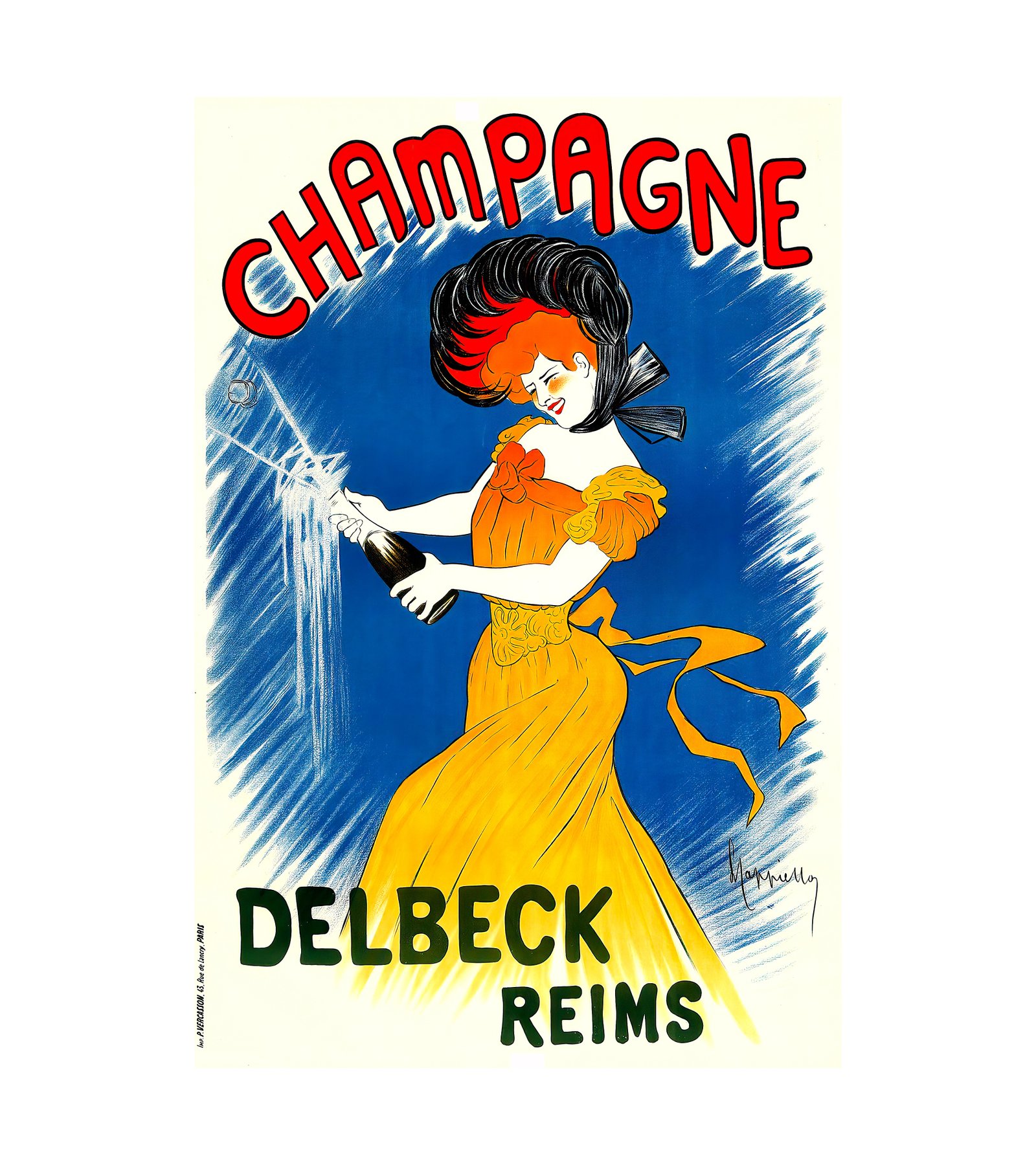 1902  Champagne Delbeck Leonetto Cappiello (Italian, 1875-1942).jpg