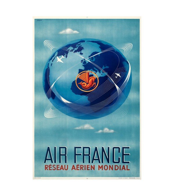 1948 Air France Travel 