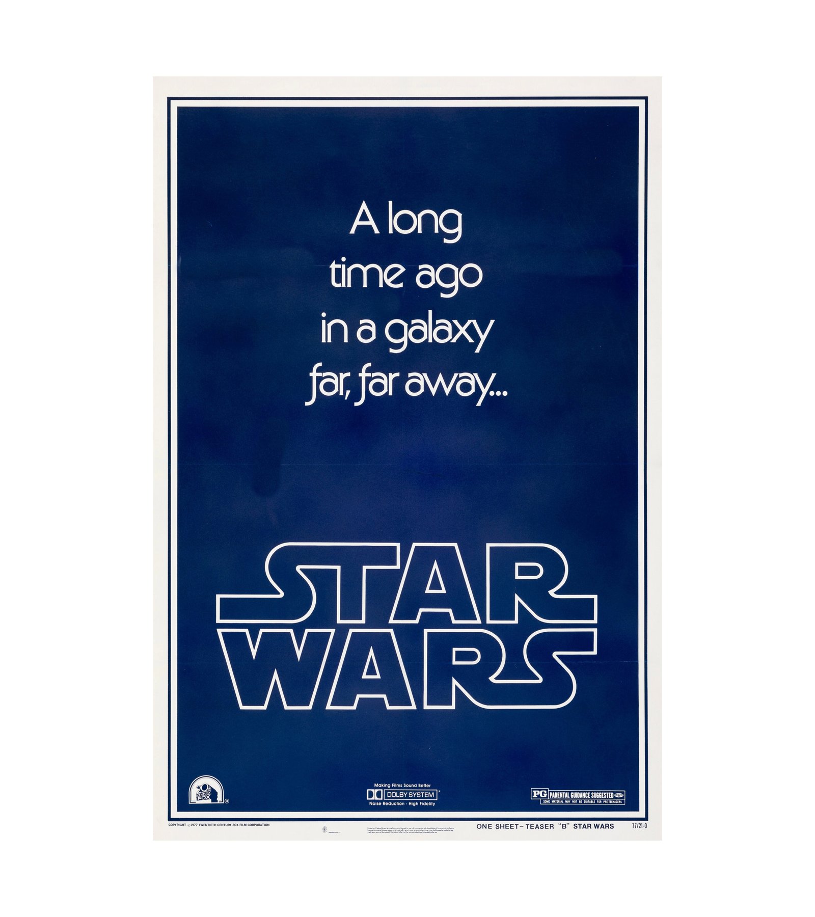 1977 Star Wars Teser 