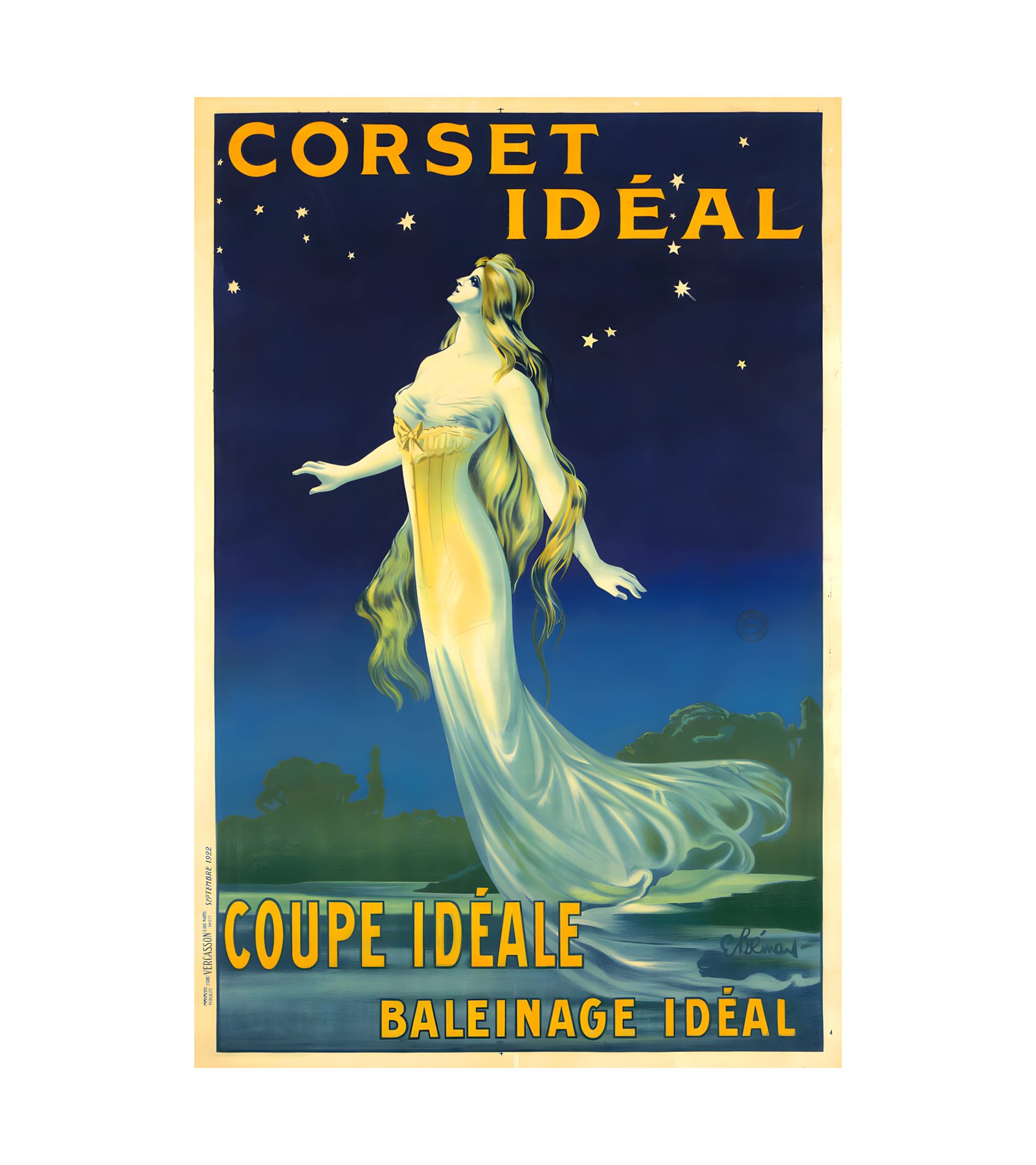 1922 E. REEMAN - Corset Ideal - Imp. Vercasson, Paris 