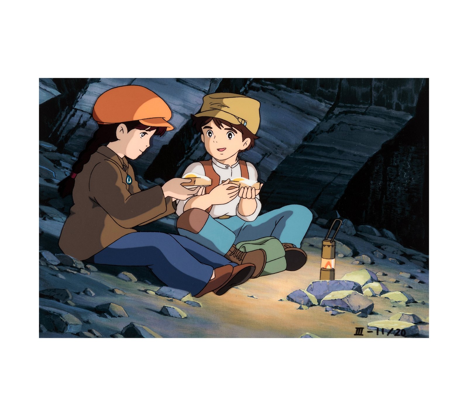 Castle in the Sky Half a Fried Egg Sheeta and Pazu 