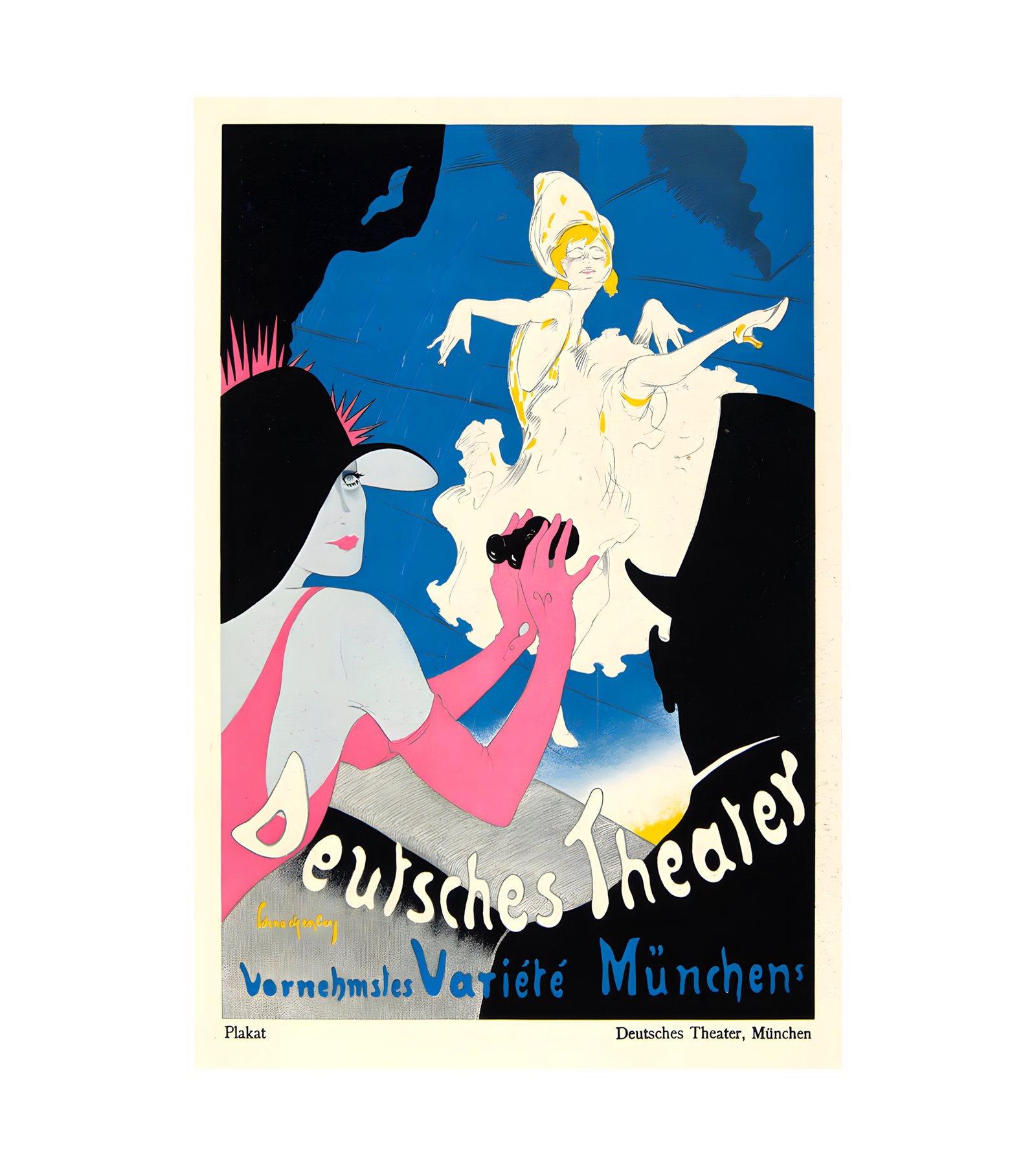 1922 WALTER SCHNACKENBERG- Schnackenberg- Kostume - Plakate und Dekorationen, by Oskar Bie - Published by Musarion Verlag, Munchen 