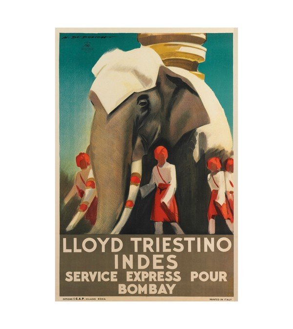 1936 Lloyd Triestino Indes Bombay 