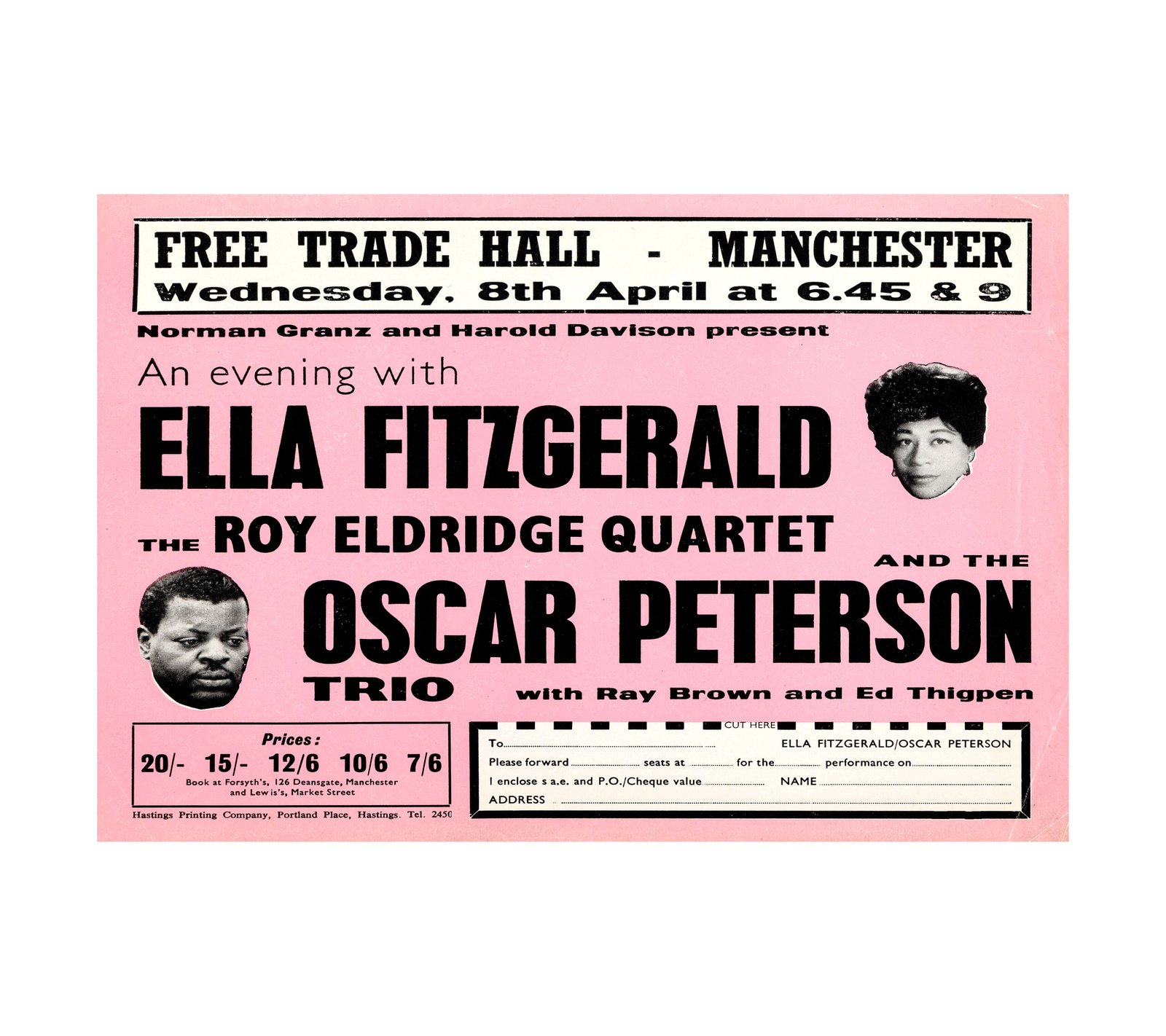 1964 Ella Fitzgerald, Oscar Peterson - Manchester, England 