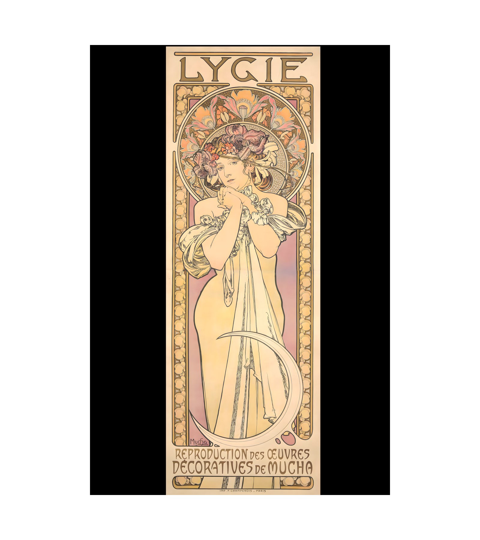 1901 ALPHONSE MUCHA - Lygie - Imp. F. Champenois, Paris 