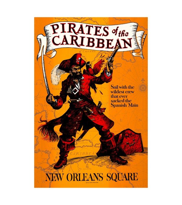 1967 Disneyland's Pirates of the Caribbean- New Orleans Square Disneyland 