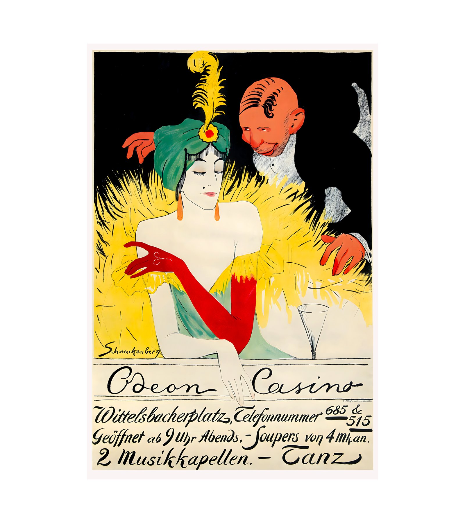 1911 WALTER SCHNACKENBERG - Odeon Casino - Dr. C. Wolf und Sohn, MUnchen 
