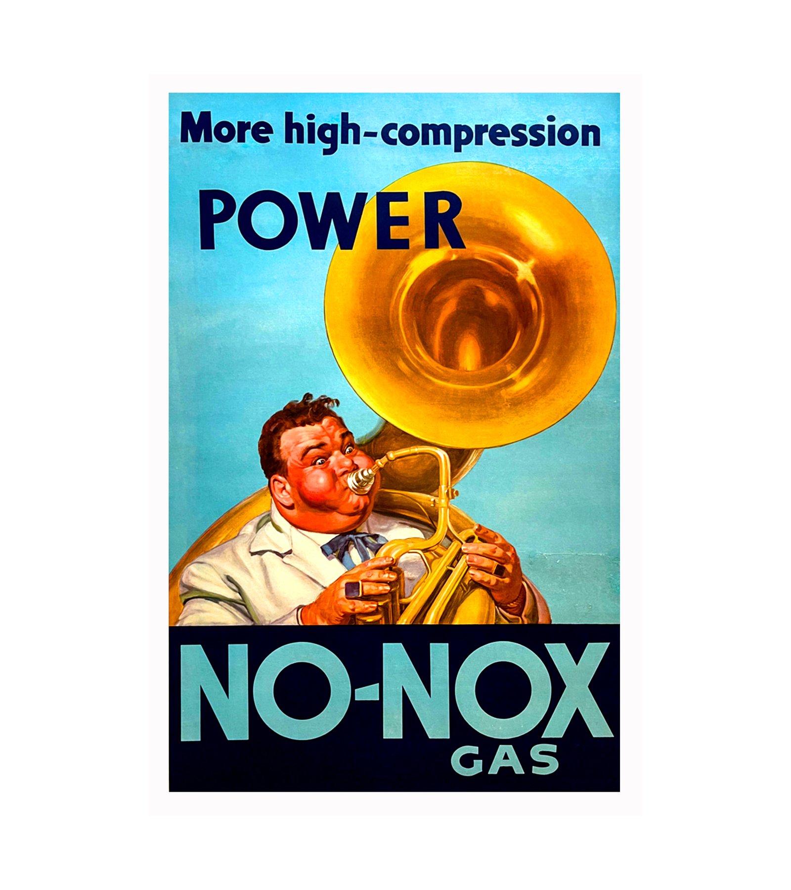 1950 Gulf Oil No-Nox Gas