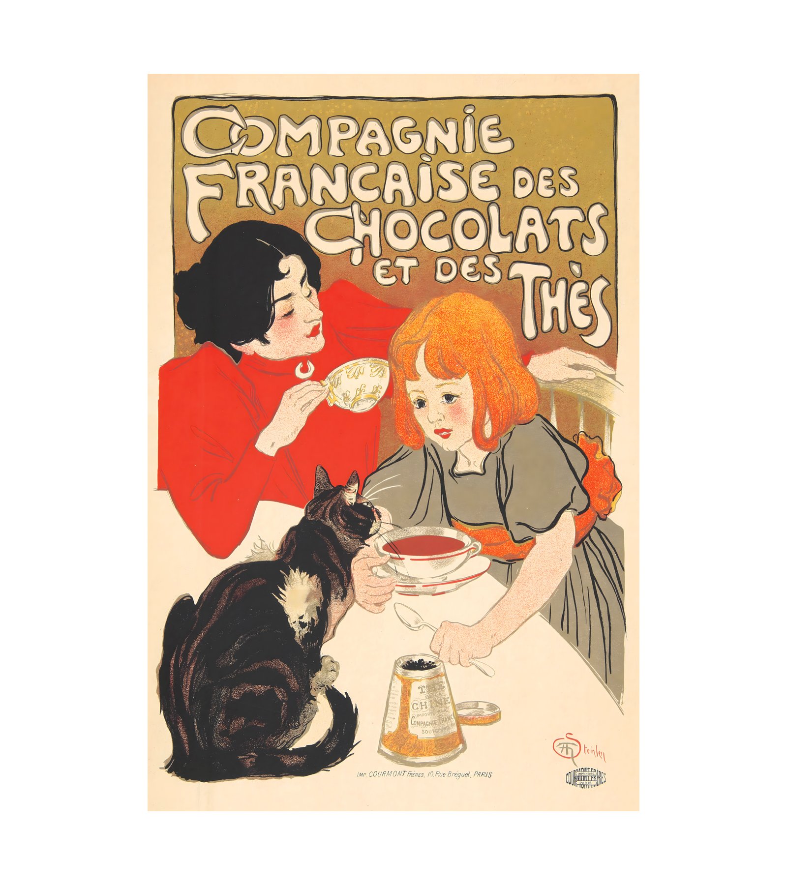 1897 Compangnie Franciase des Chocolats et des Thes, Paris 