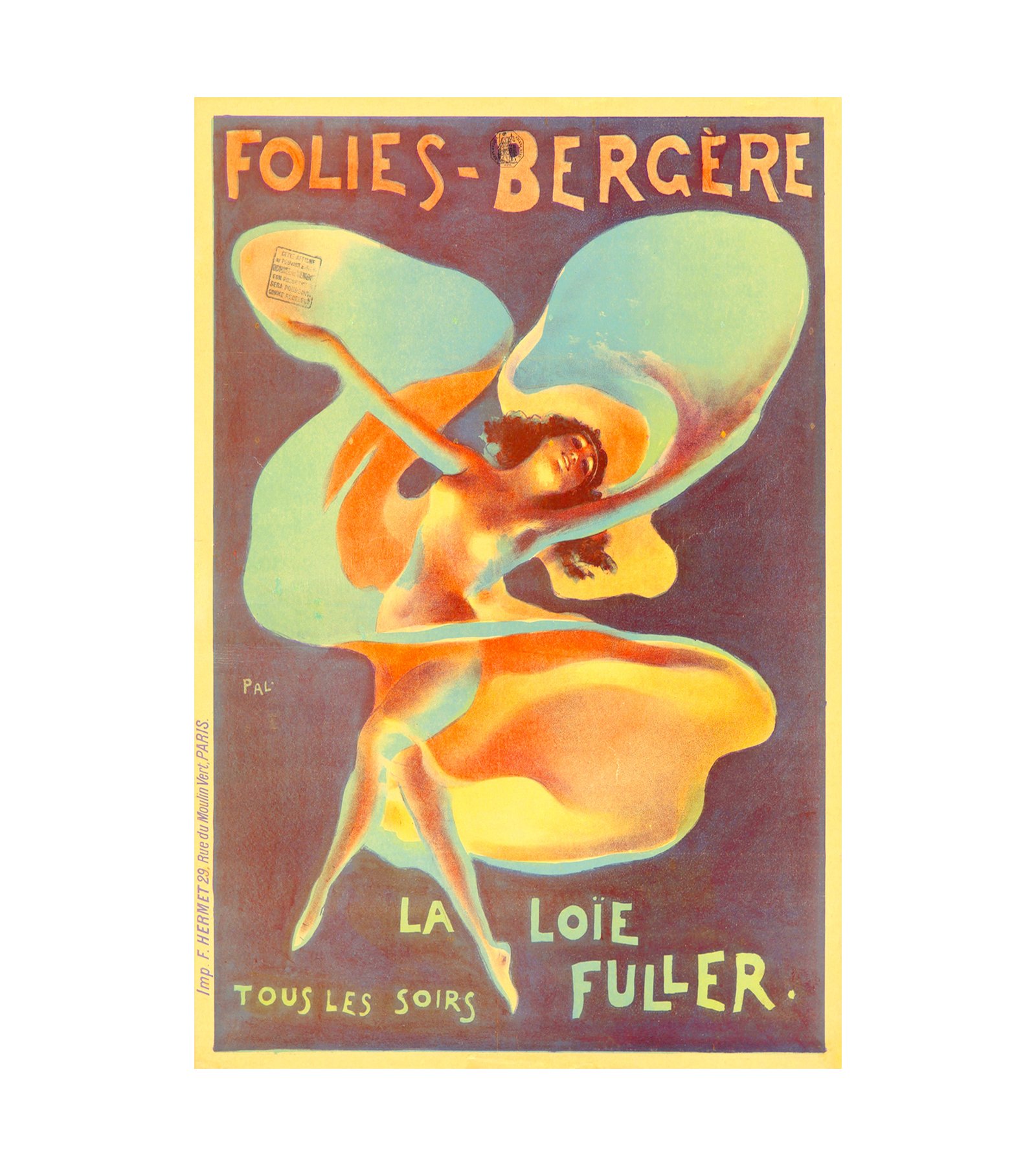 1897 Folies Bergere La Loie Fuller 