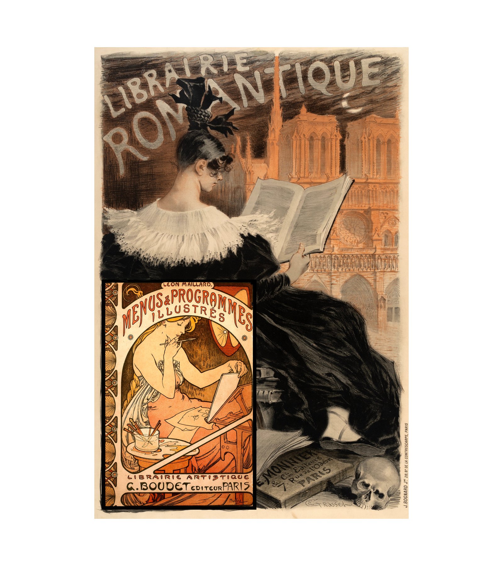 1896 Eugene Samuel Grasset Librairie Romantique