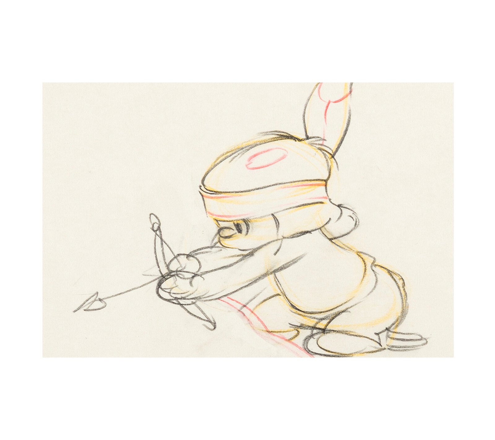 1937 Little Hiawatha - Animation Drawing 