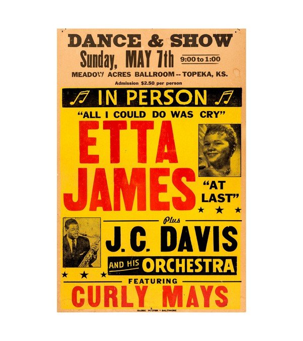 1961 Etta James Meadow Acres Ballroom 