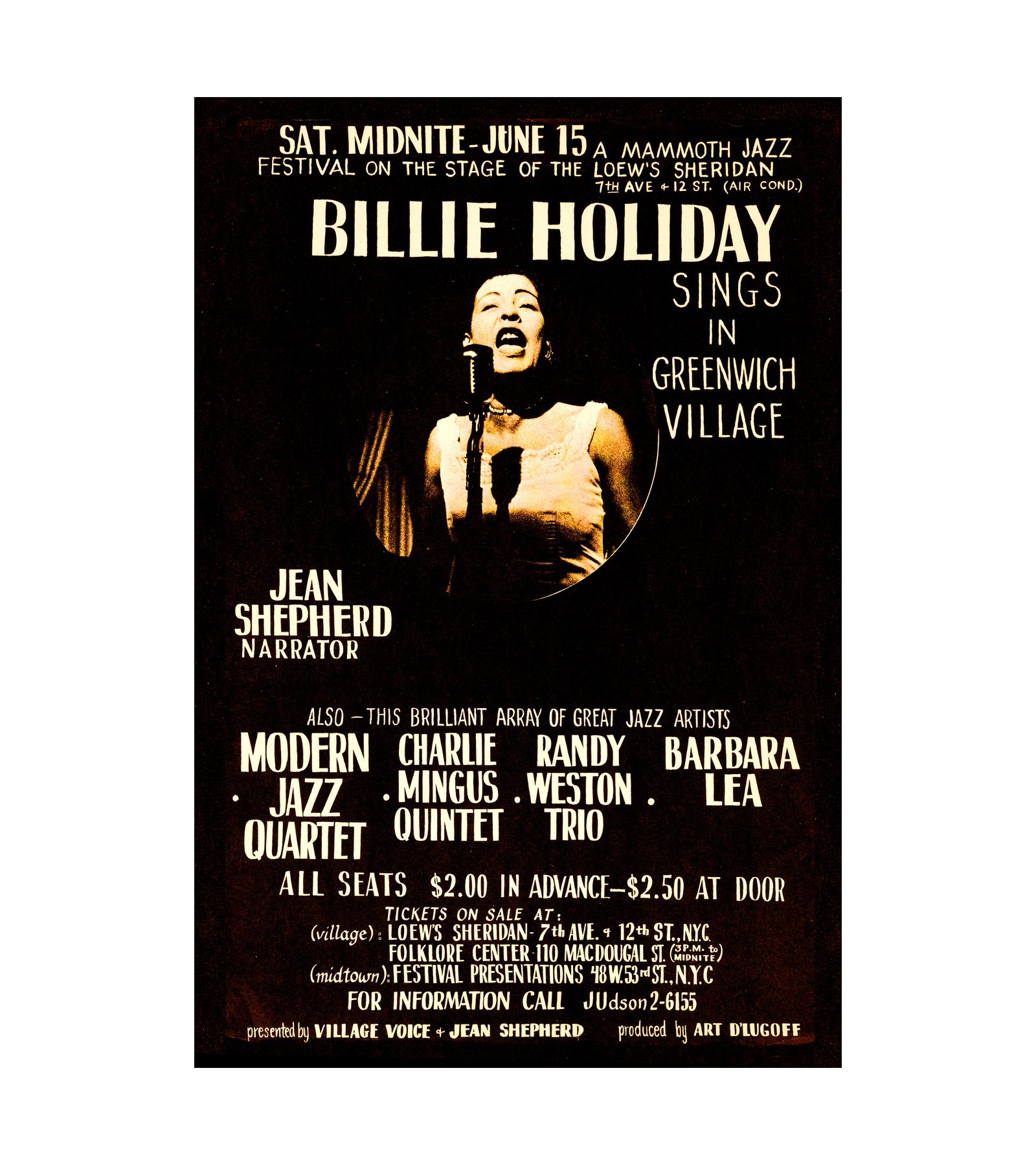 1957 Billie Holiday Loew's Sheridan 