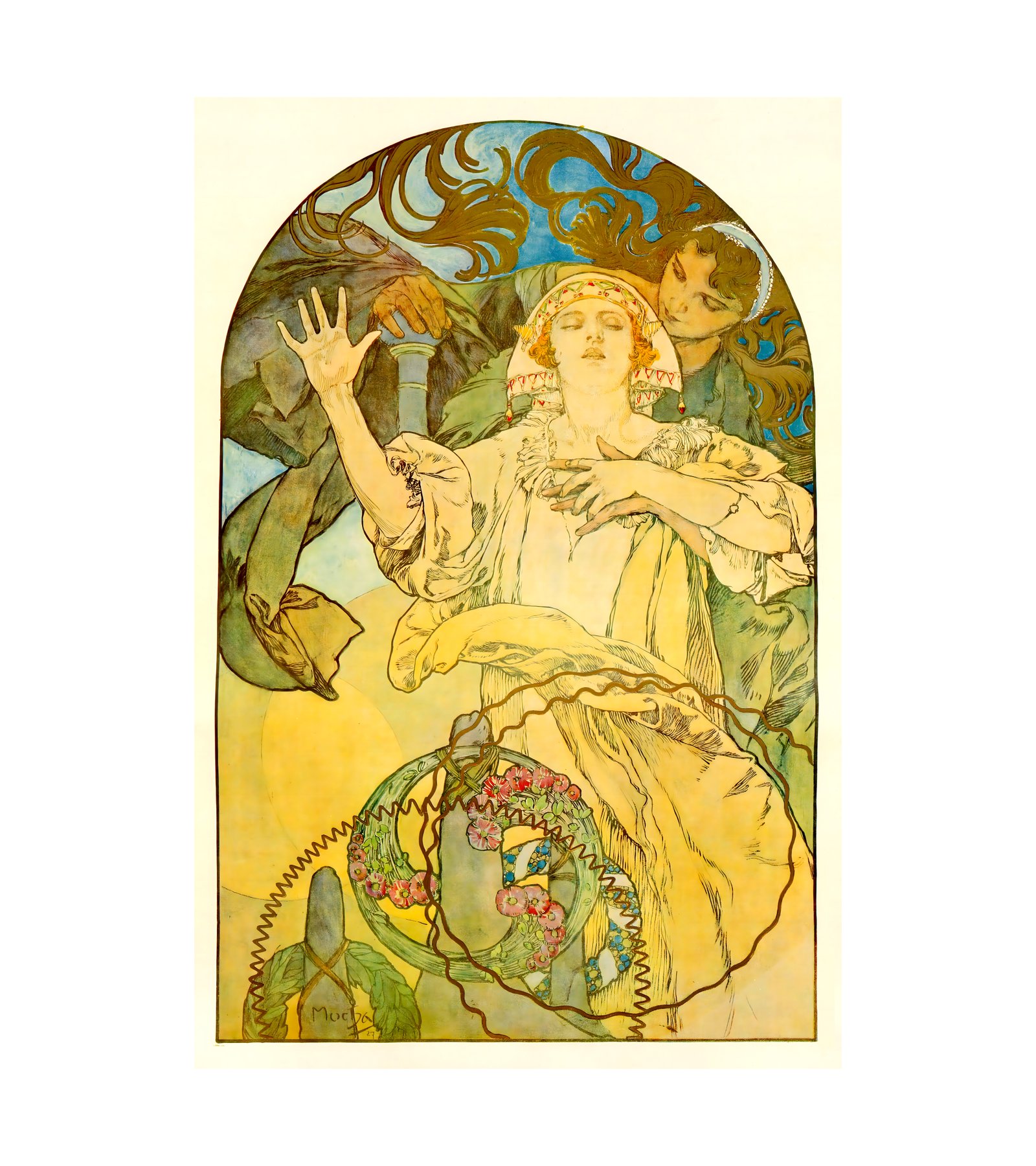 1927 ALPHONSE MUCHA (1860-1939) De Forest Phonofilm V. Neuberta Synove, Praha 