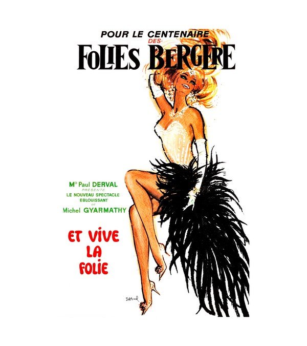 1969 Folies Bergere French