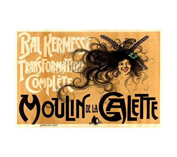 1895 Moulin de la Galette - Bal, kermesse, transformation complete