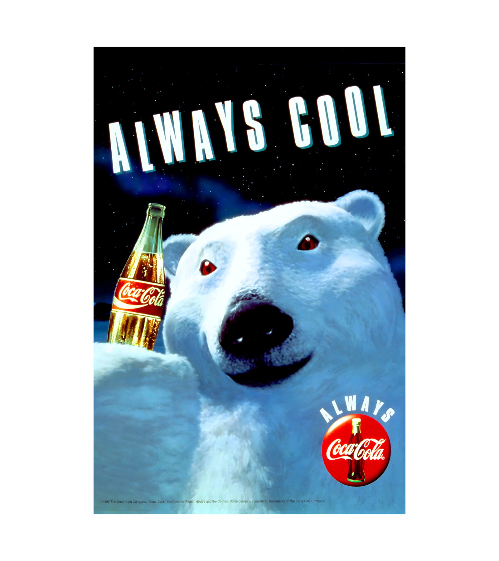 1993 Coca-Cola Polar Bear 