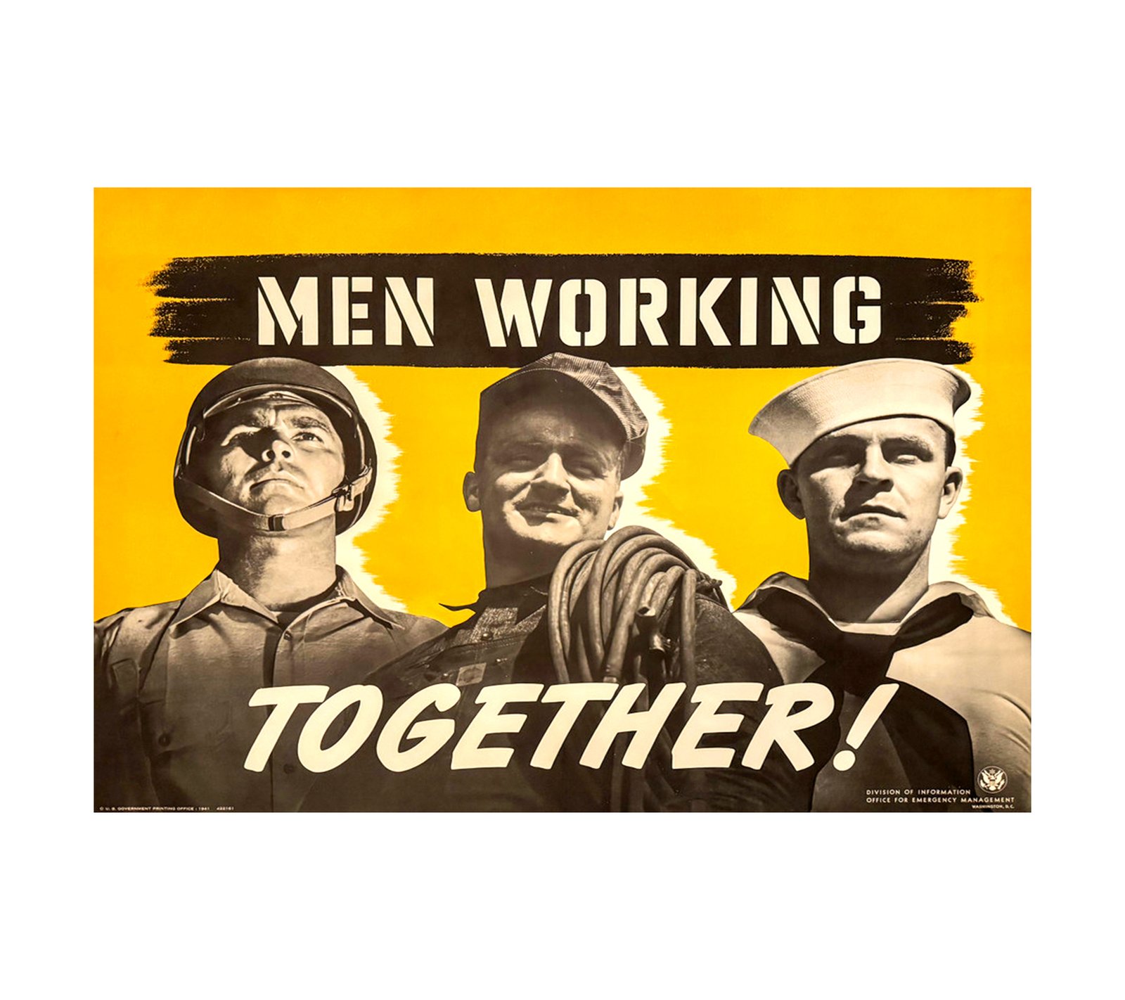 1942 Men Working Together 