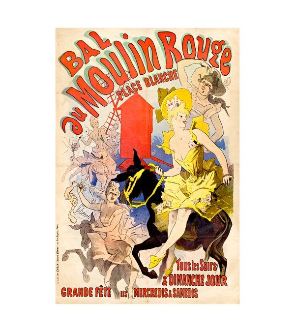 1889 Bal du Moulin Rouge, Place Blanche