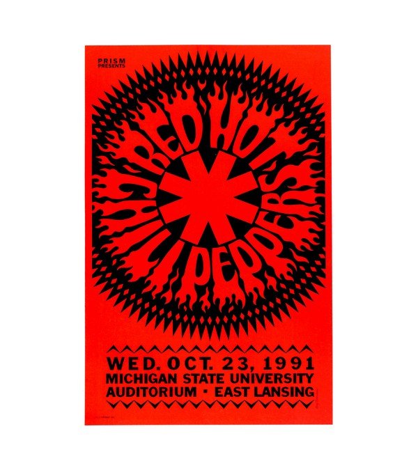 1991 Red Hot Chili Peppers Michigan State University 